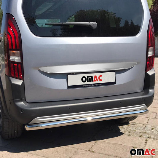 Kofferraumleiste Heckklappe Leiste für Peugeot Rifter 2018-2025 Edelstahl Chrom