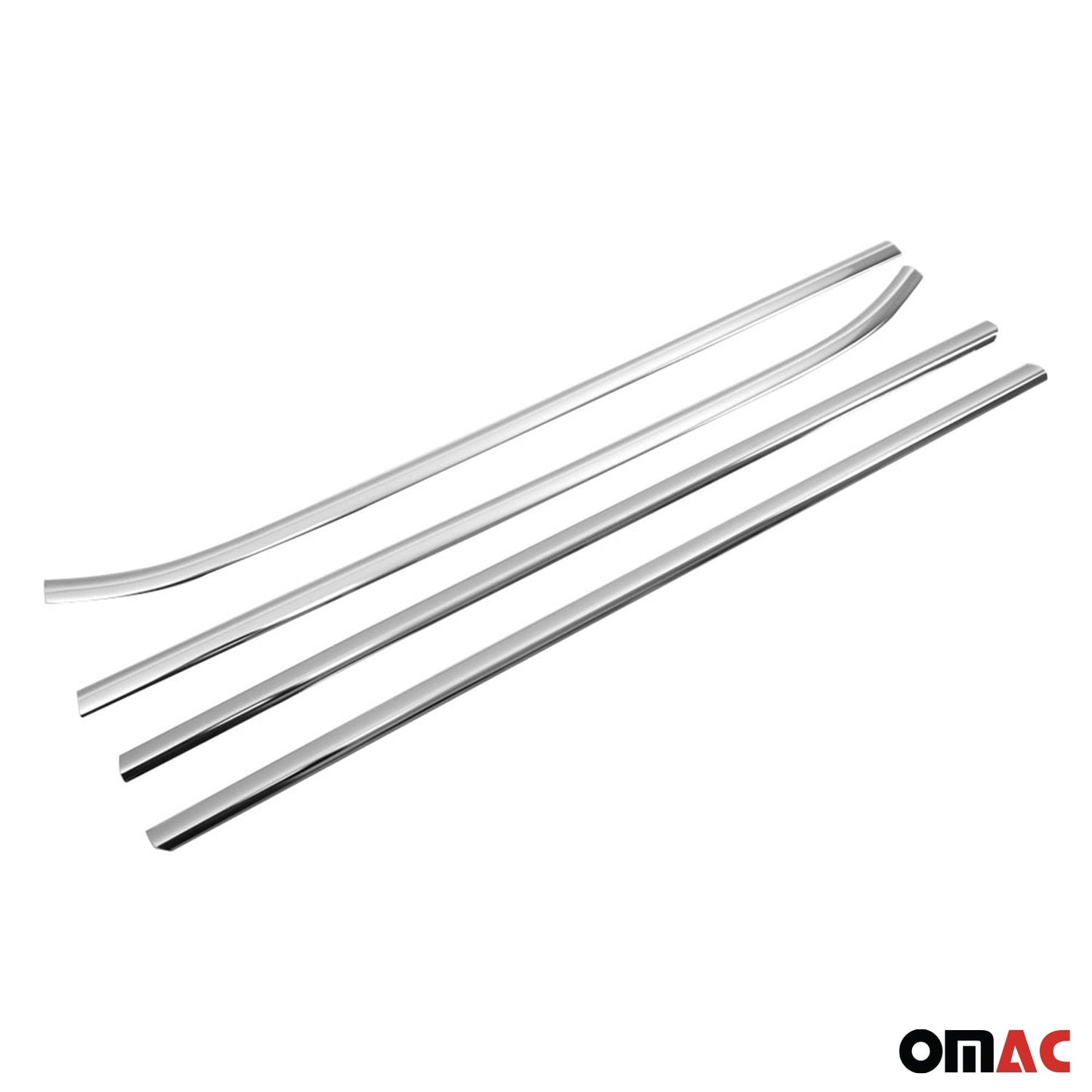 Fensterleisten Zierleisten für Hyundai i30 Schrägheck 2006-11 Edelstahl Chrom 4x