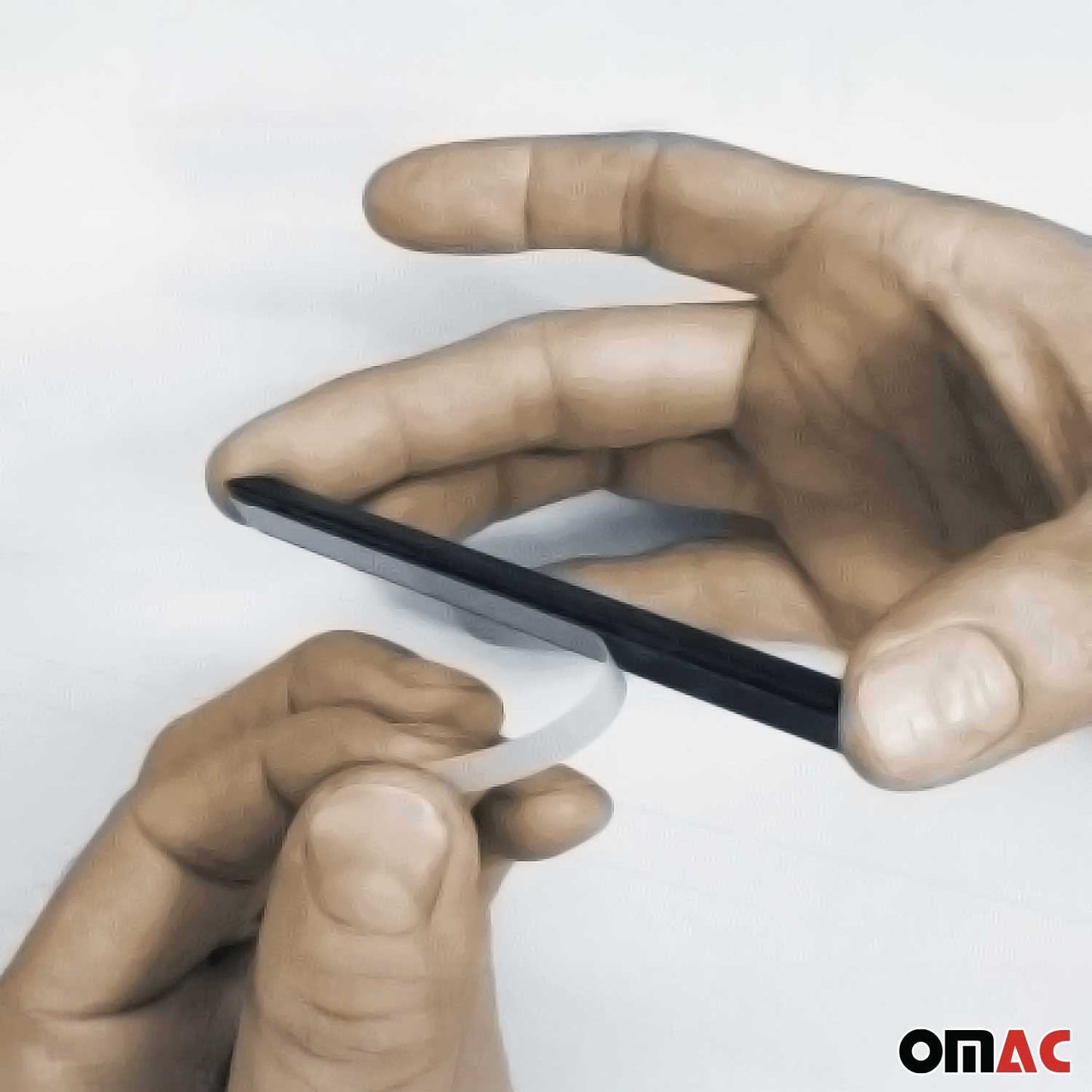 Geräuschreduzierung Spoiler Dachträger Windabweiser Fahrtwindgeräusch 3x