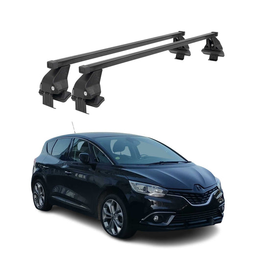 Menabo Dachträger Grundtäger für Renault Scenic mk4 2016-2025 50kg Stahl Schwarz