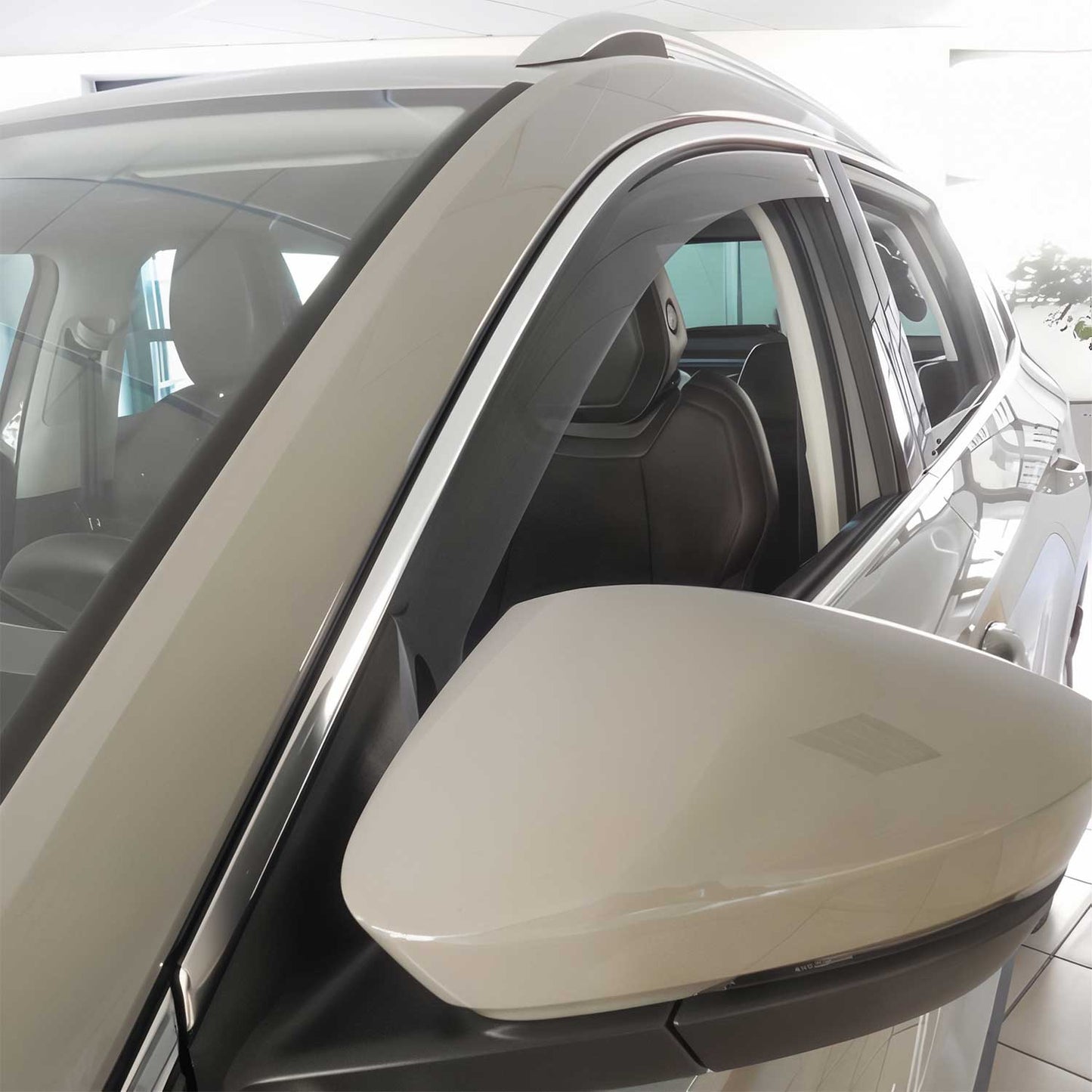 Windabweiser Regenabweiser für Seat Ateca 2016-2020 5tür Dunkel Acryl 2tlg