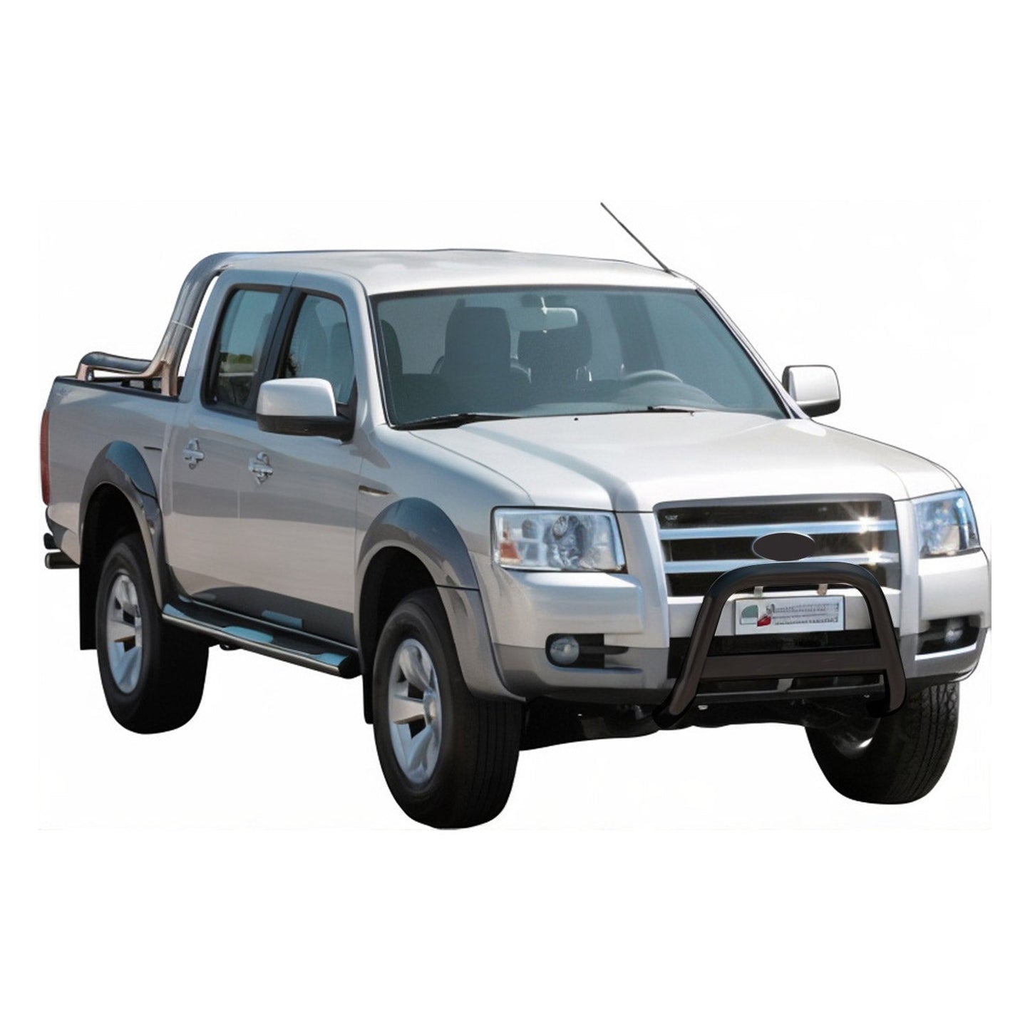 Bară de protecție/buton față pentru Ford Ranger 2007-2009, ø63mm, oțel, negru, protecție