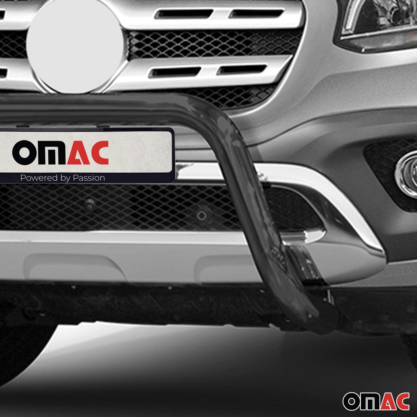 Bară de protecție/buton față pentru Mercedes Clasa X 2017-2020, oțel, omologată ABE, neagră