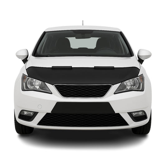 Haubenbra Steinschlagschutz Bonnet Bra für Seat Ibiza 2008-2017 Schwarz Halb