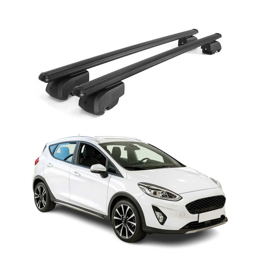 Dachträger Gepäckträger für Ford Fiesta Active 2017-2023 5-Trg ABE Schwarz