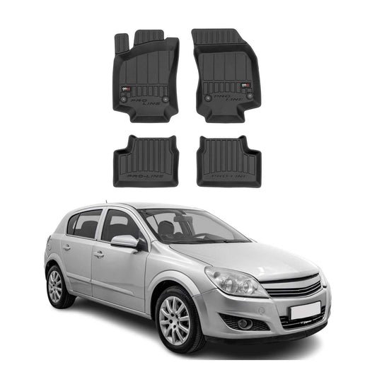 OMAC Gummi Fußmatten für Opel Astra H 2004-2014 Premium TPE Automatten 4tlg