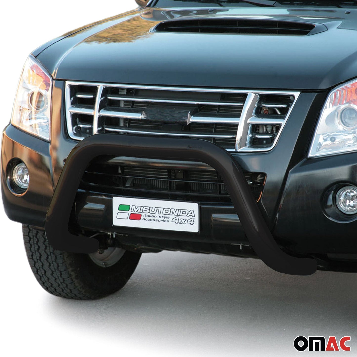 Frontbügel Frontschutzbügel für Isuzu D-Max 2006-2012 ø76mm Stahl Schwarz Schutz