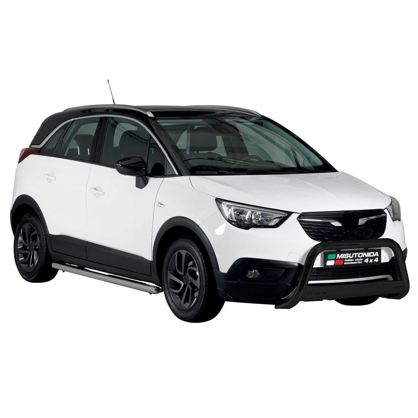 Bară de protecție/buton față pentru Opel Crossland X 2017-2025 ø63mm oțel negru