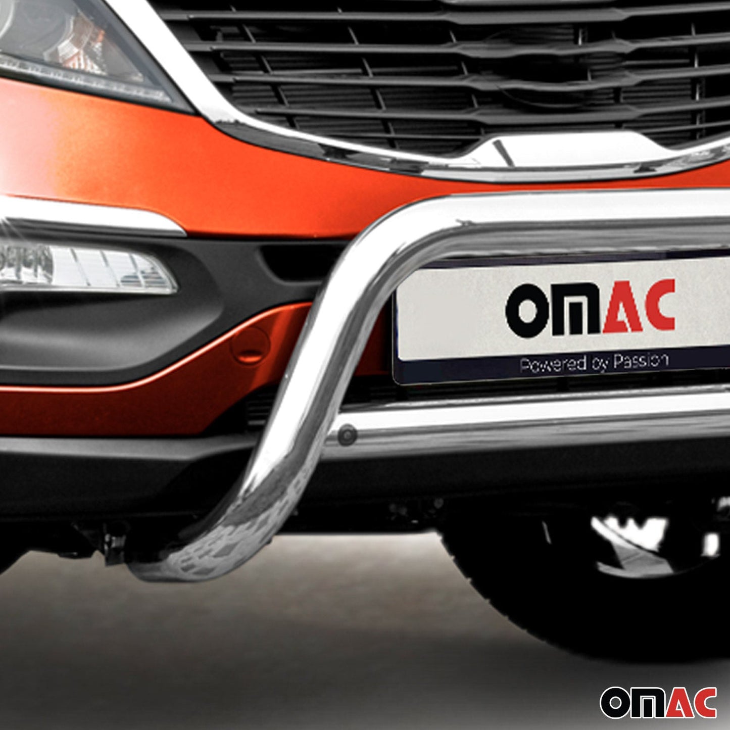 Bară de protecție/buton față pentru Kia Sportage 2010-2015 cu ABE (omologare de tip germană) Oțel Argintiu