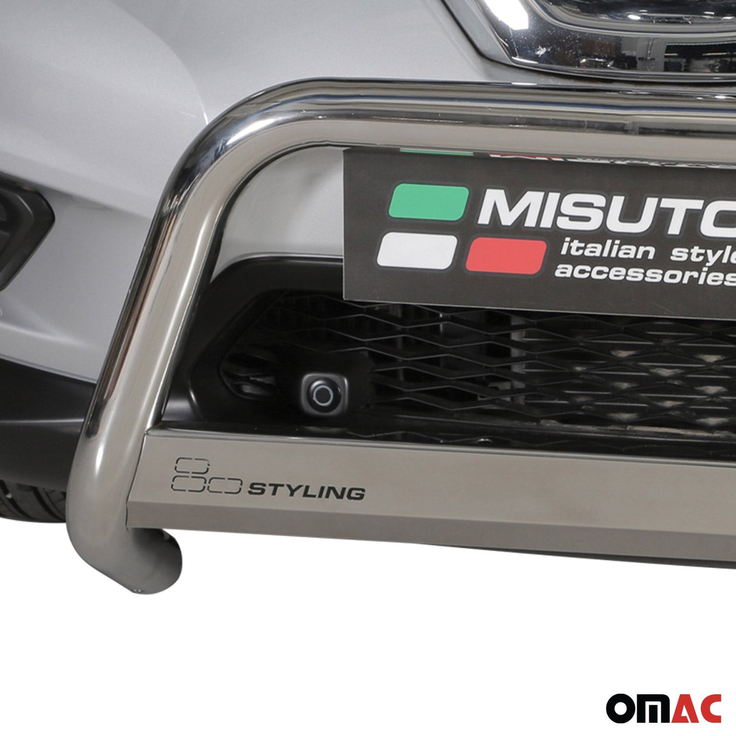 Bară de protecție/buton față pentru Nissan X-Trail 2015-2017, ø63mm, oțel, argintiu