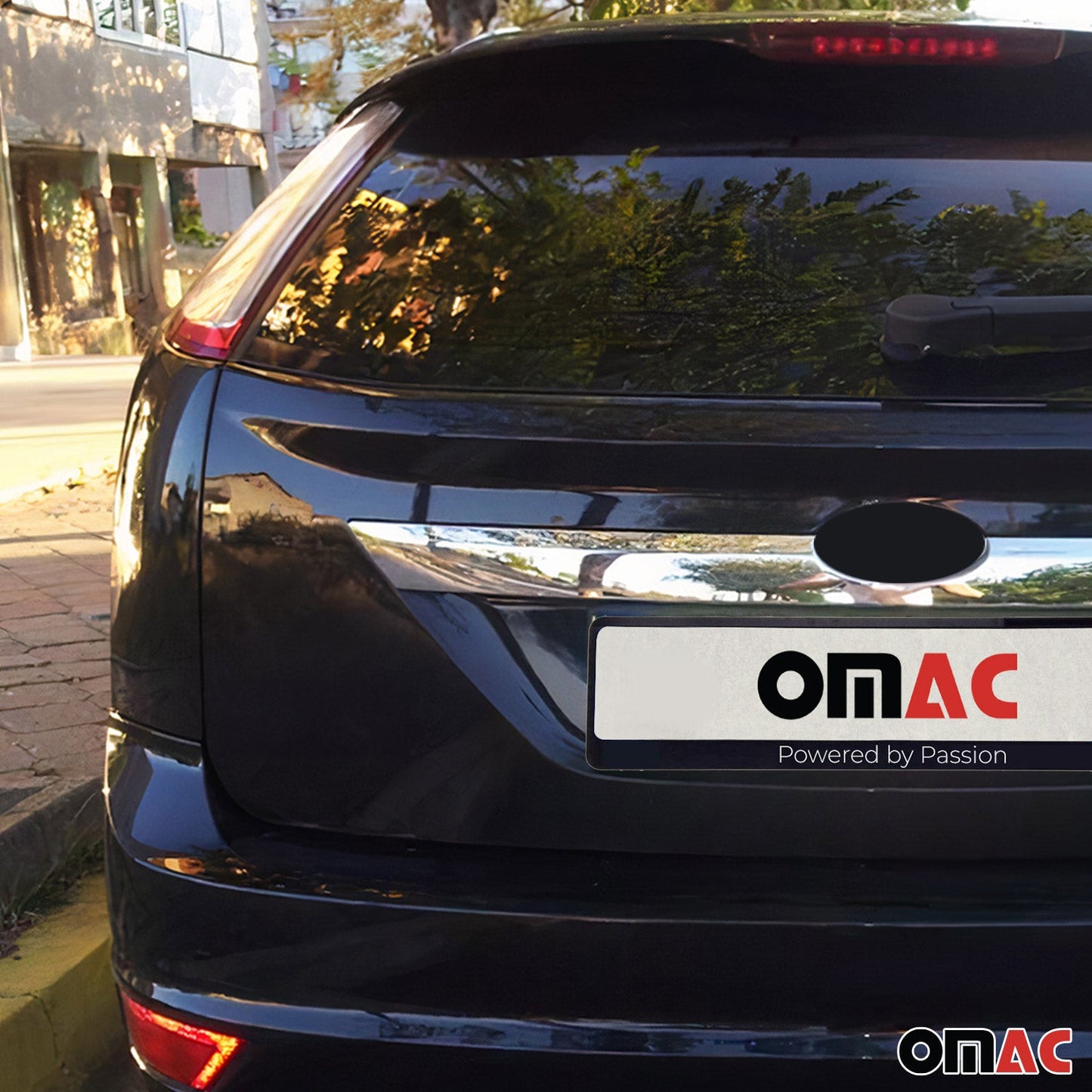 Bandă decorativă portbagaj, bandă decorativă hayon pentru Ford Focus 2008-2011, oțel inoxidabil cromat