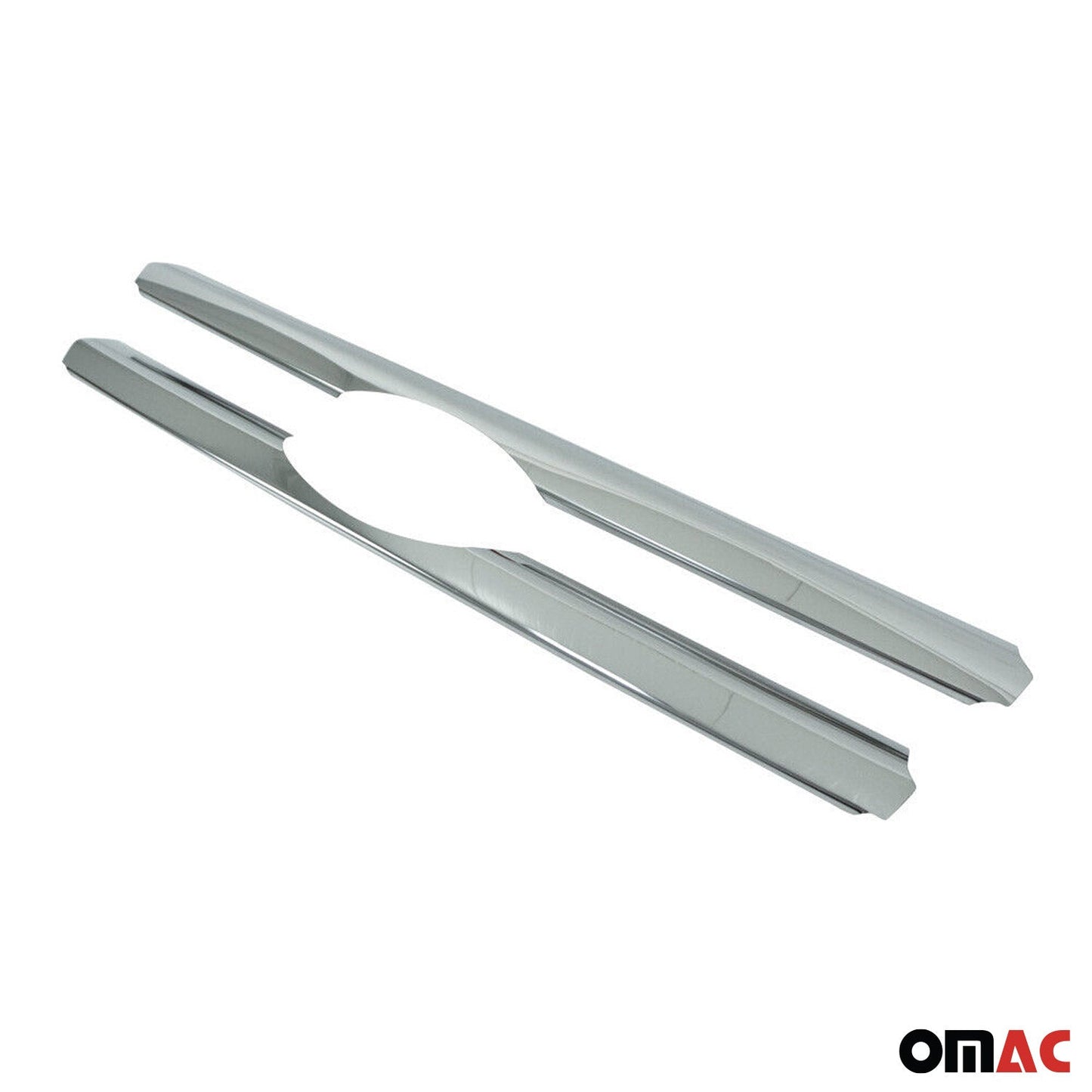 Benzi decorative grilă auto pentru Ford Transit 2006-2014, oțel inoxidabil, argintiu, 2x