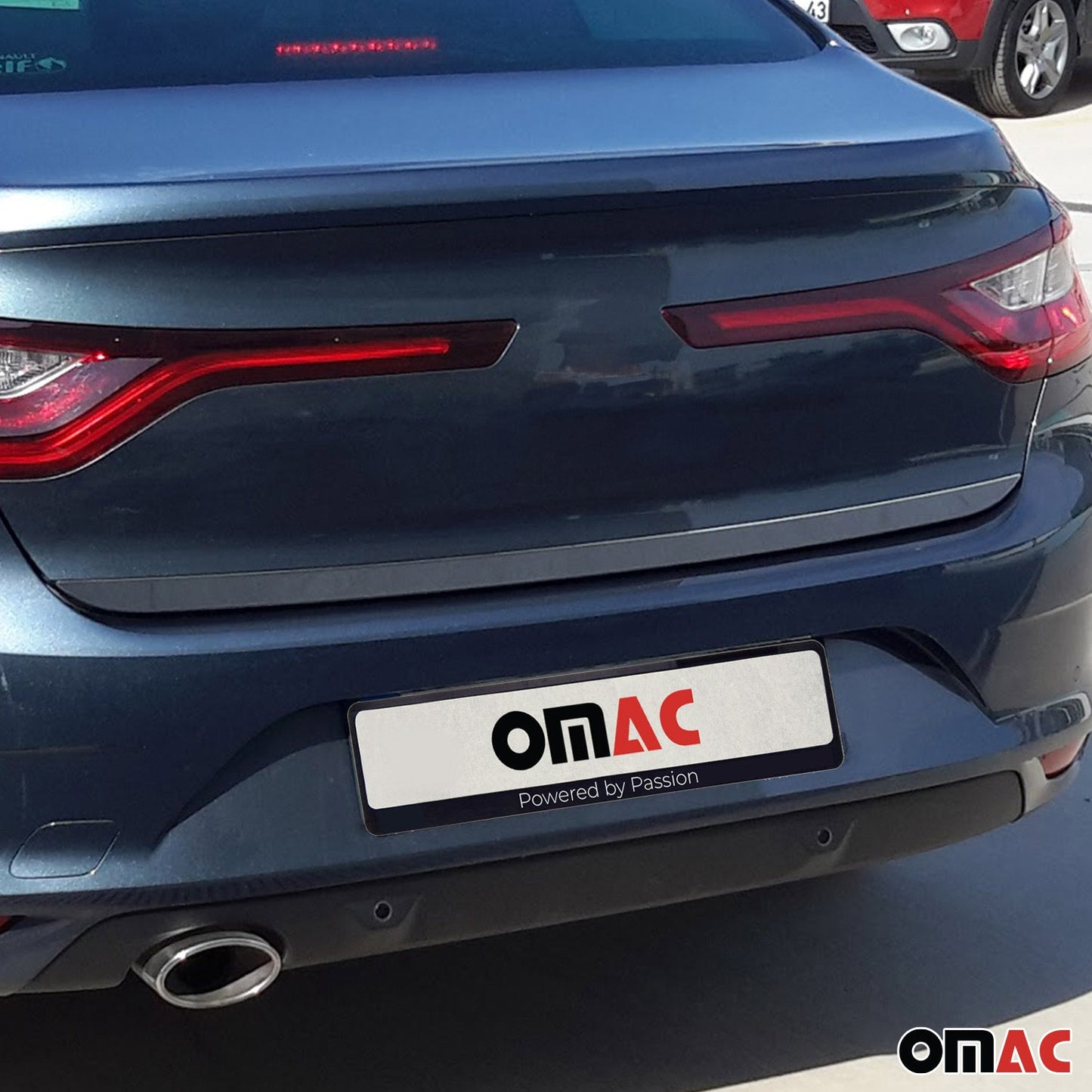 Kofferraumleiste Heckklappe Leiste für Renault Megane 2016-2020 Edelstahl Chrom