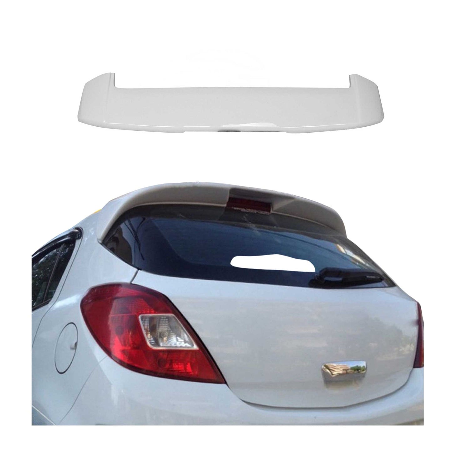 Heckspoiler Dachspoiler für Opel Corsa D 2006-2014 Schrägheck 5 Türer Grundiert
