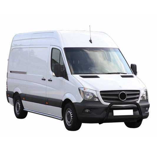 Bară de protecție/buton față pentru Mercedes Sprinter 2013-2018 ø63mm oțel negru