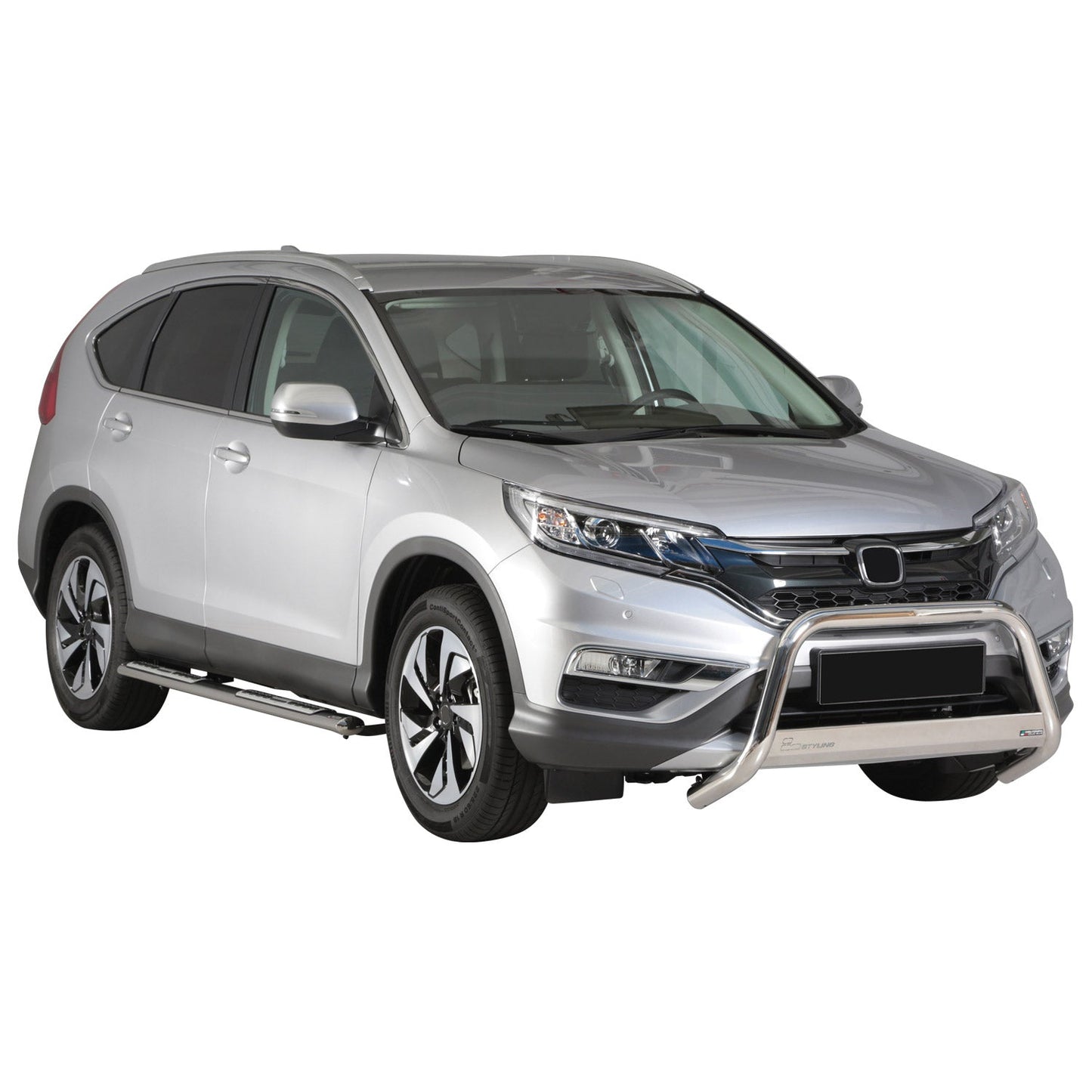 Frontbügel Frontschutzbügel für Honda CR-V 2016-2018 ø63mm Stahl Silber Schutz