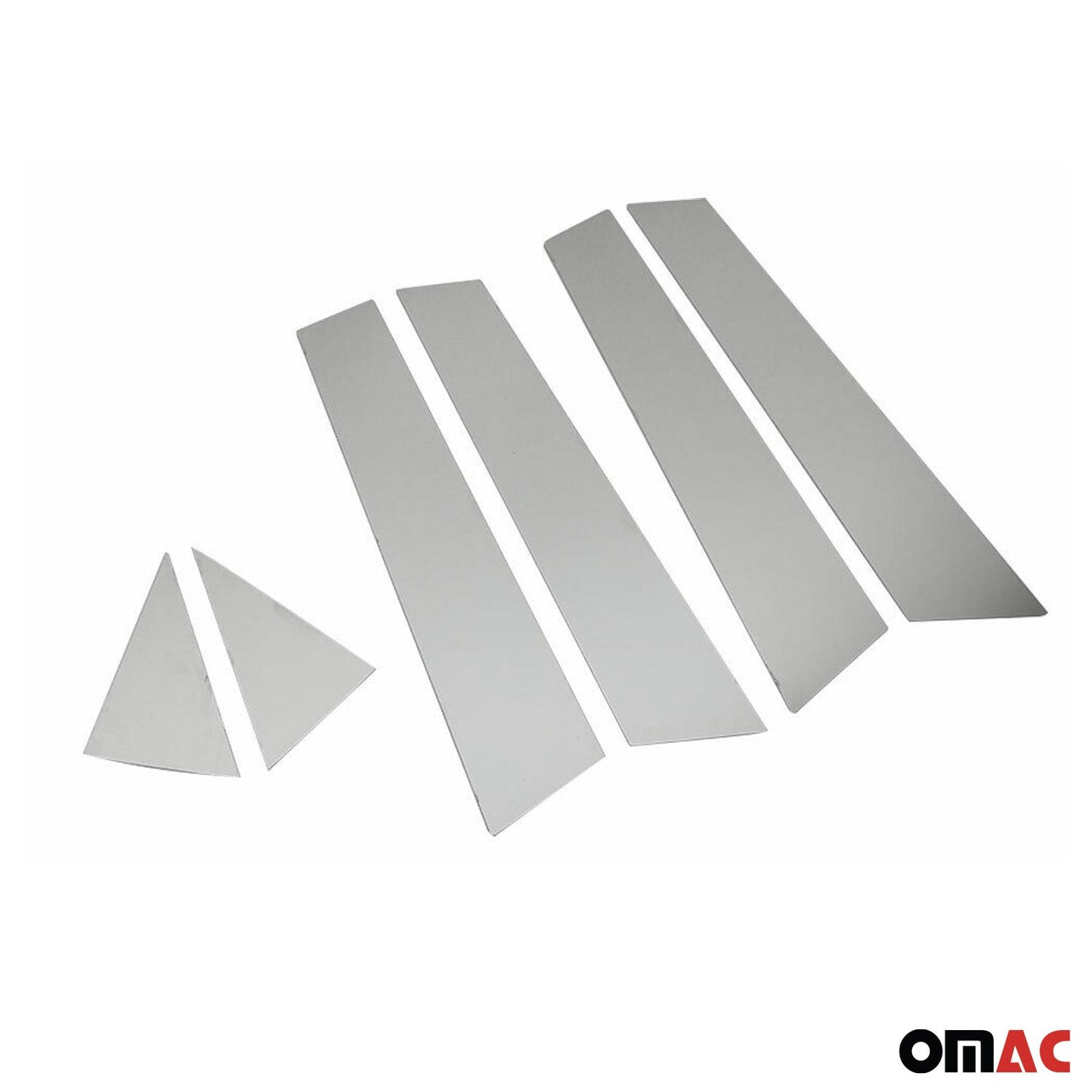 B-Säule Türsäulen Verkleidung für Renault Clio 2019-2021 Edelstahl Silber 6tlg