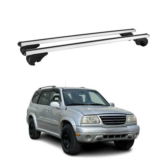 Portbagaj de plafon pentru Suzuki Grand Vitara mk1 1998-2005 75kg gri aluminiu 2x