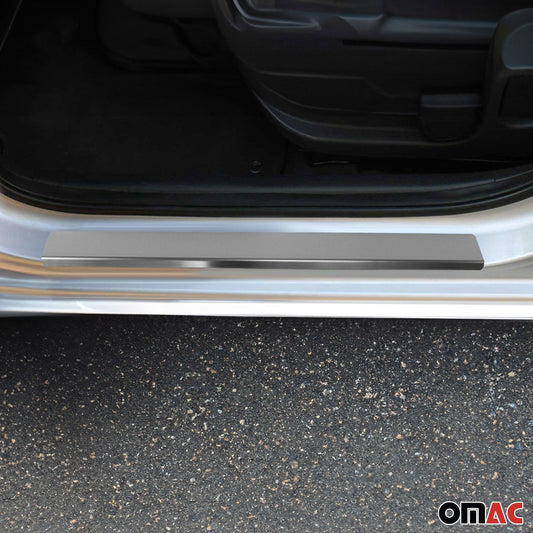 Protecții prag uși pentru Toyota Corolla 2013-2019 sedan, oțel inoxidabil cromat