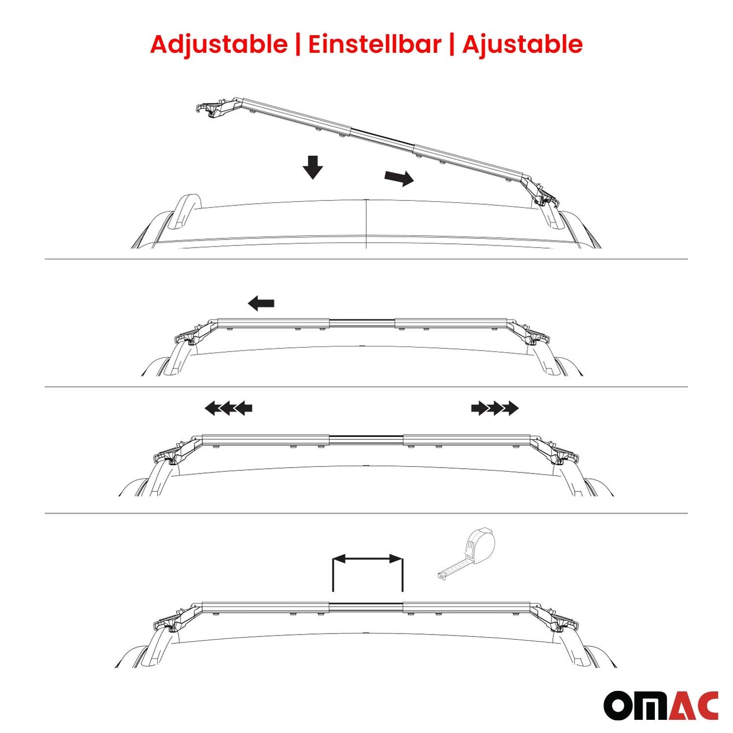 Dachträger Grundtäger für Audi Q5 Sportback FYT 2021-2024 100kg Alu Grau 2x ABE