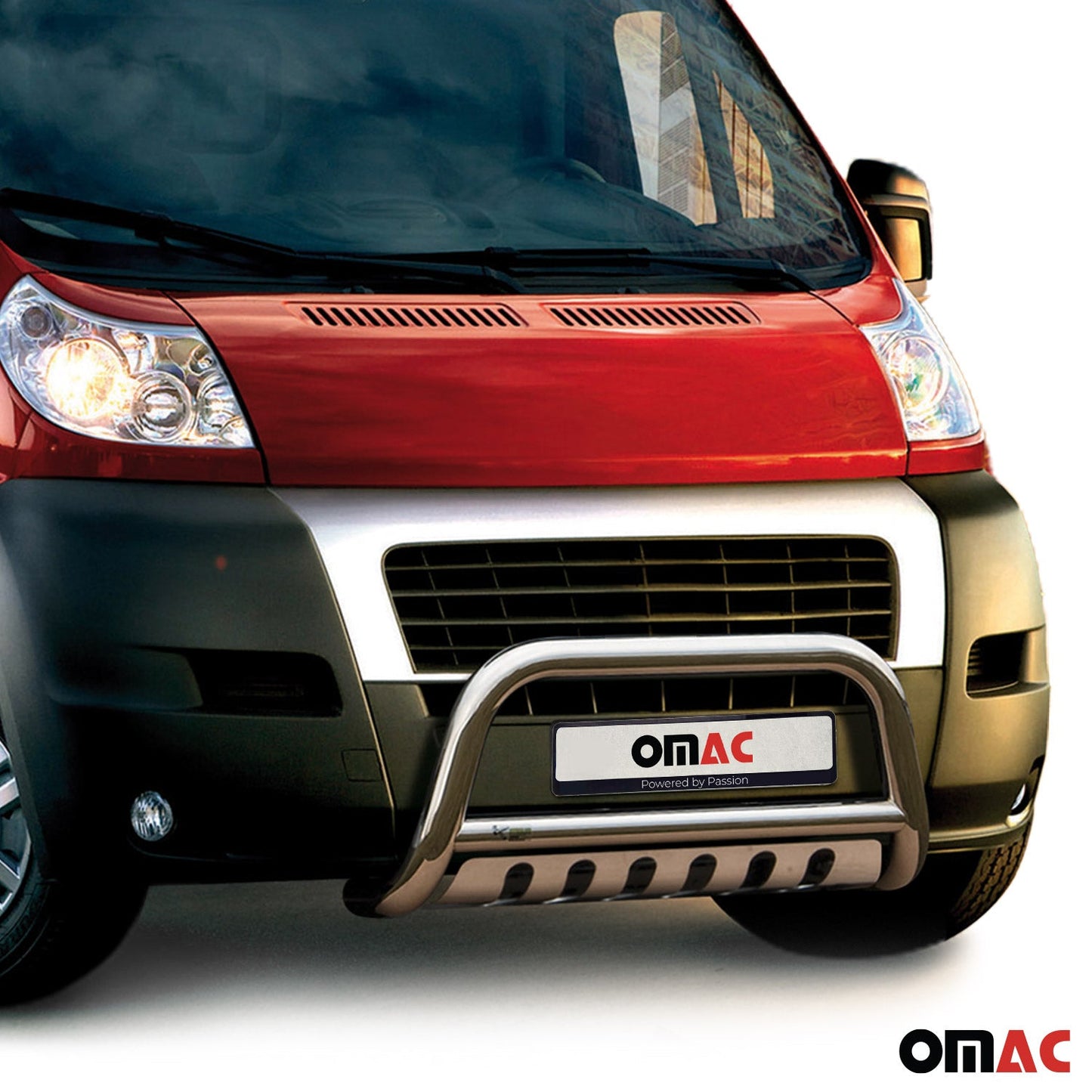 Frontbügel Frontschutzbügel für Fiat Ducato 2006-2016 mit ABE Edelstahl Silber