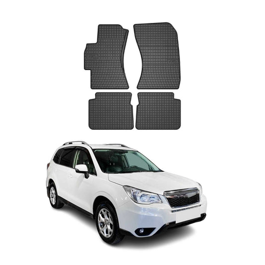 2013-2018 Subaru Forester Fußmatten Gummi Schwarz 4 tlg