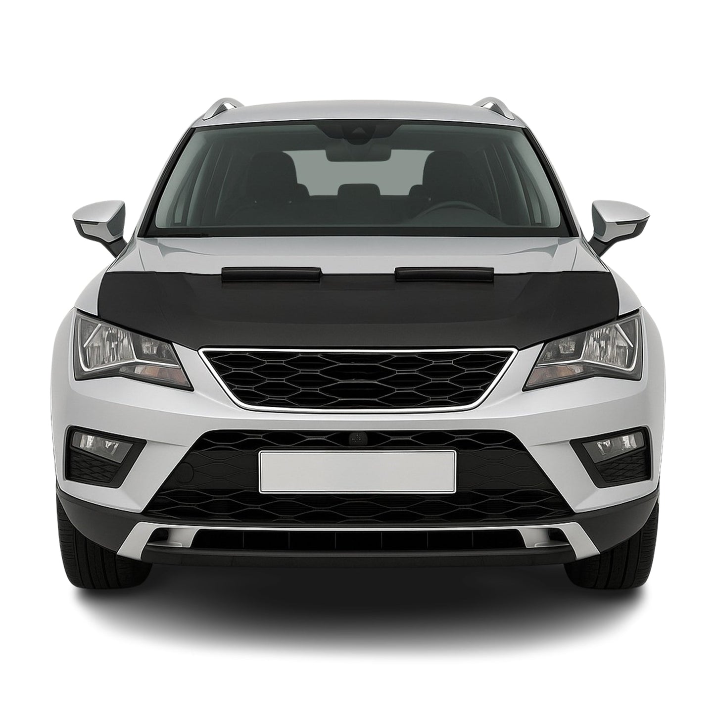 Protecție capotă auto pentru Seat Ateca 2016-2020, jumătate neagră
