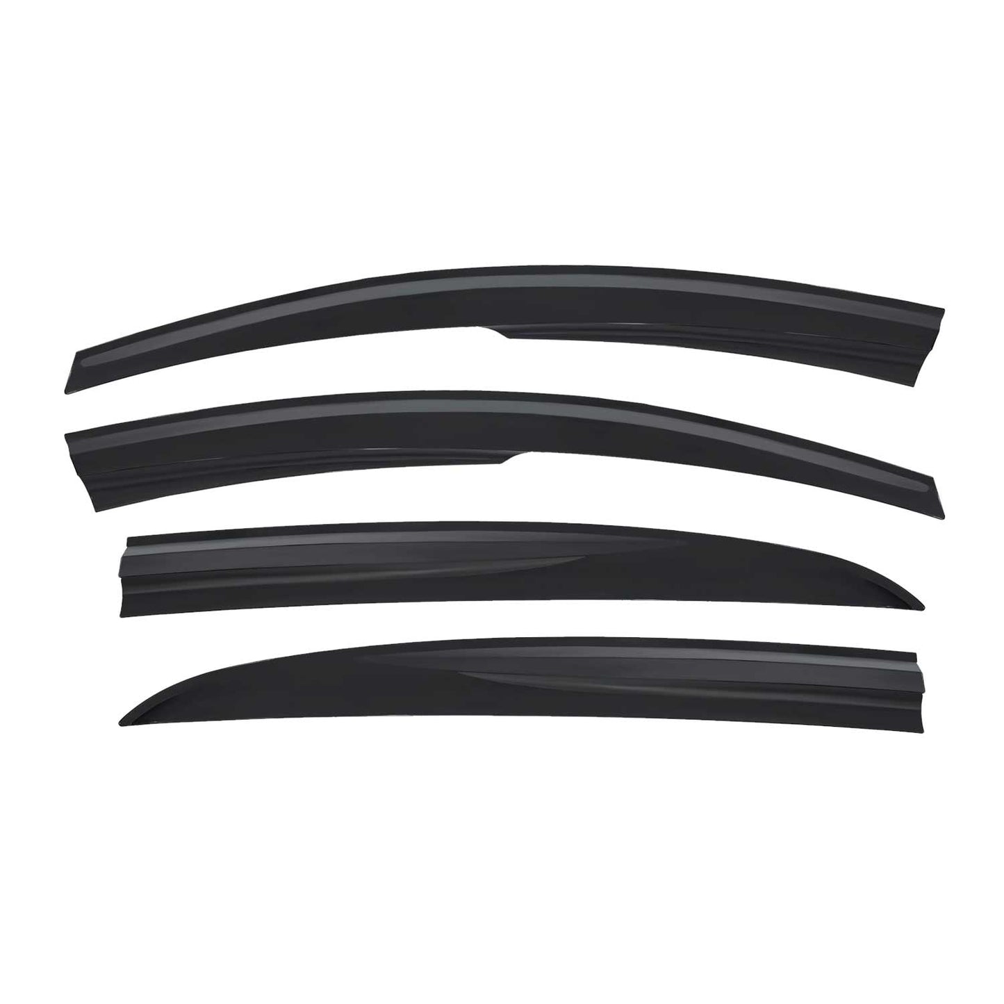 4x Windabweiser Regenabweiser für Hyundai i20 Schrägheck 2008-2015 Acryl Dunkel