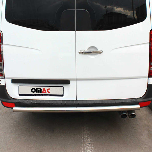 Protecție prag/bară de protecție pentru VW Crafter 2006-2017, finisaj închis periat