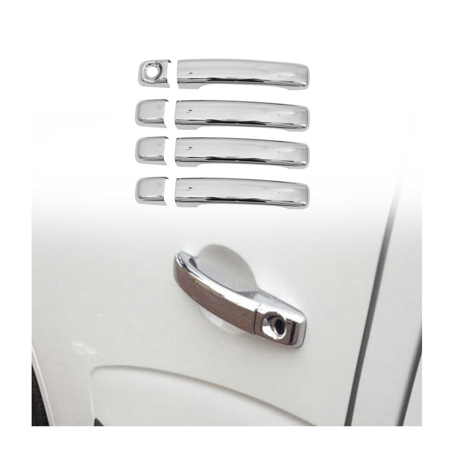 Türgriff Blende Türgriffkappen für Nissan NV400 2010-2021 4-Tür Edelstahl 8x