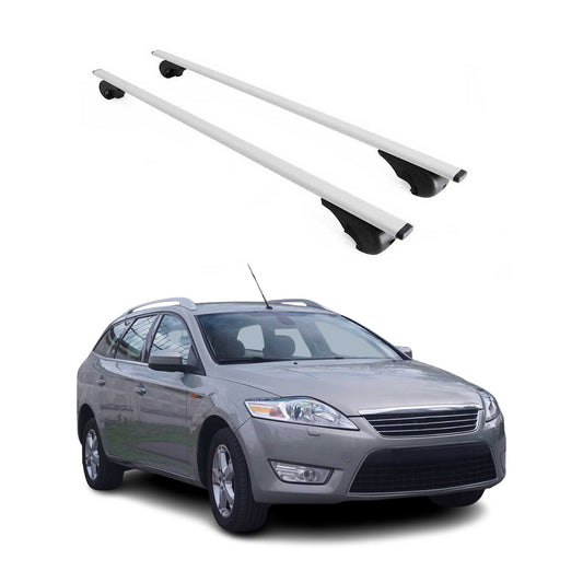 Dachträger Grundtäger für Ford Mondeo Turnier 2007-2010 PRE-FL 75kg Silber 2x