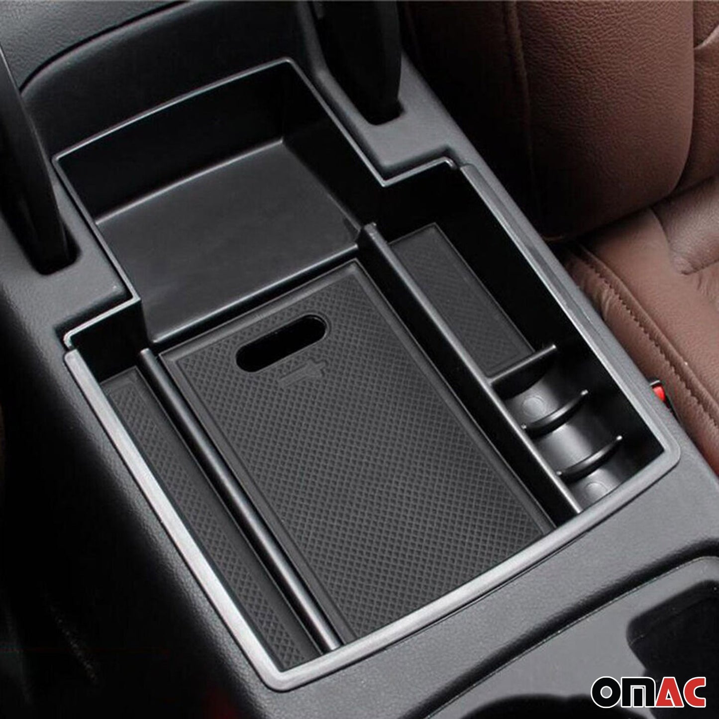 Armauflage Ablagebox Zentrale Storage-Box für Audi A4 A5 B8 8F 2013-2014 Schwarz