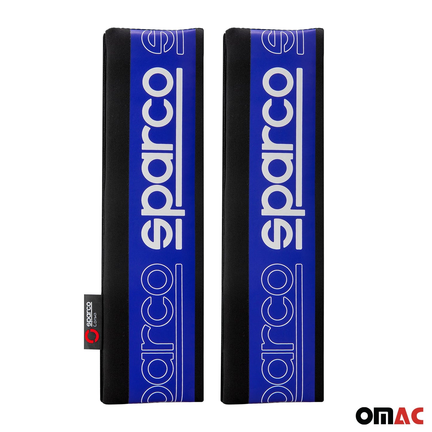 SPARCO Gurtschoner Gurtpolster Sicherheitsgurt Auto Gurtschutz Blau 2x