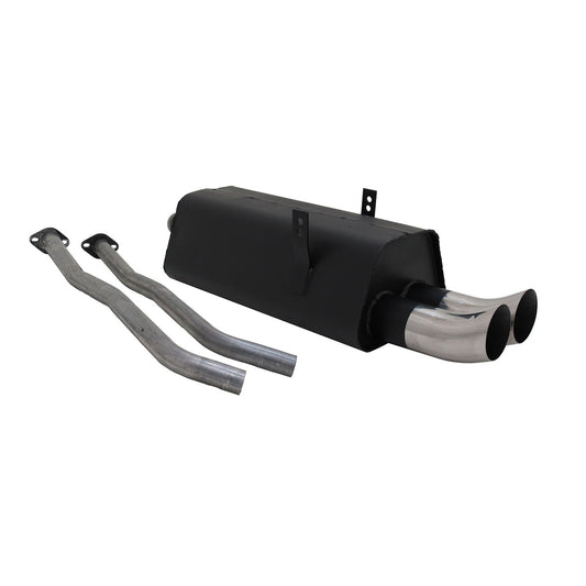 Novus Sportauspuff für BMW 3er E36 325i 2x76mm DTM Endschalldämpfer mit ABE
