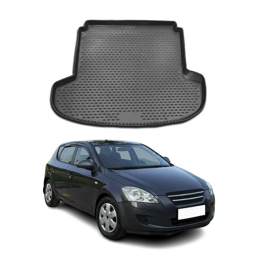 Covoraș portbagaj/tapițerie portbagaj pentru Kia Ceed 2007-2012 SW, cauciuc TPE, negru
