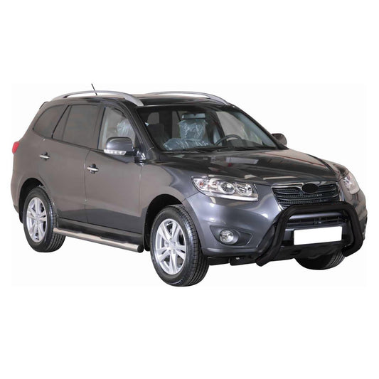 Frontbügel Frontschutzbügel für Hyundai Santa Fe 2009-2012 ø76mm Stahl Schwarz
