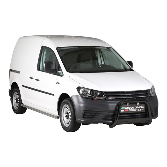 Bară de protecție/buton față pentru VW Caddy 2015-2020, ø63mm, oțel, negru, protecție