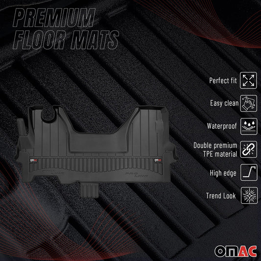 2014-2025 Iveco Daily Fußmatten TPE Schwarz 1 tlg