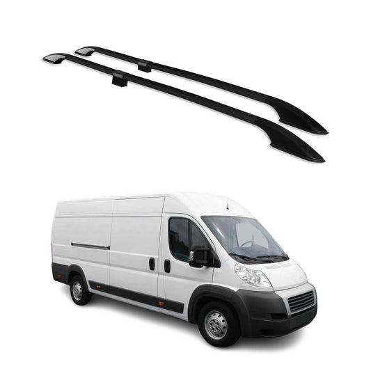 Portbagaj plafon Fiat Ducato III 2006-2025, H2 și L4, lung, aluminiu, negru