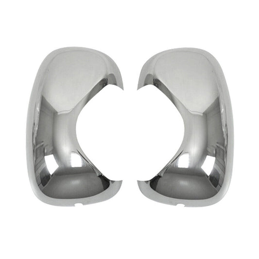 Spiegelkappen Spiegelabdeckung für Opel Vivaro 2001-2014 Edelstahl Silber 2tlg