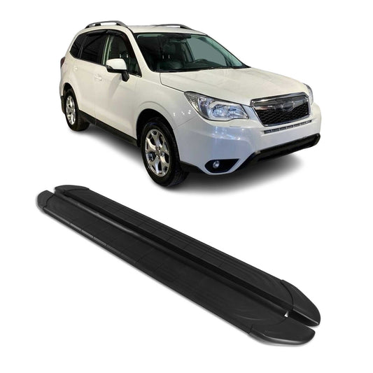 Trittbretter Seitenschweller für Subaru Forester 2013-2018 Aluminium Schwarz 2x