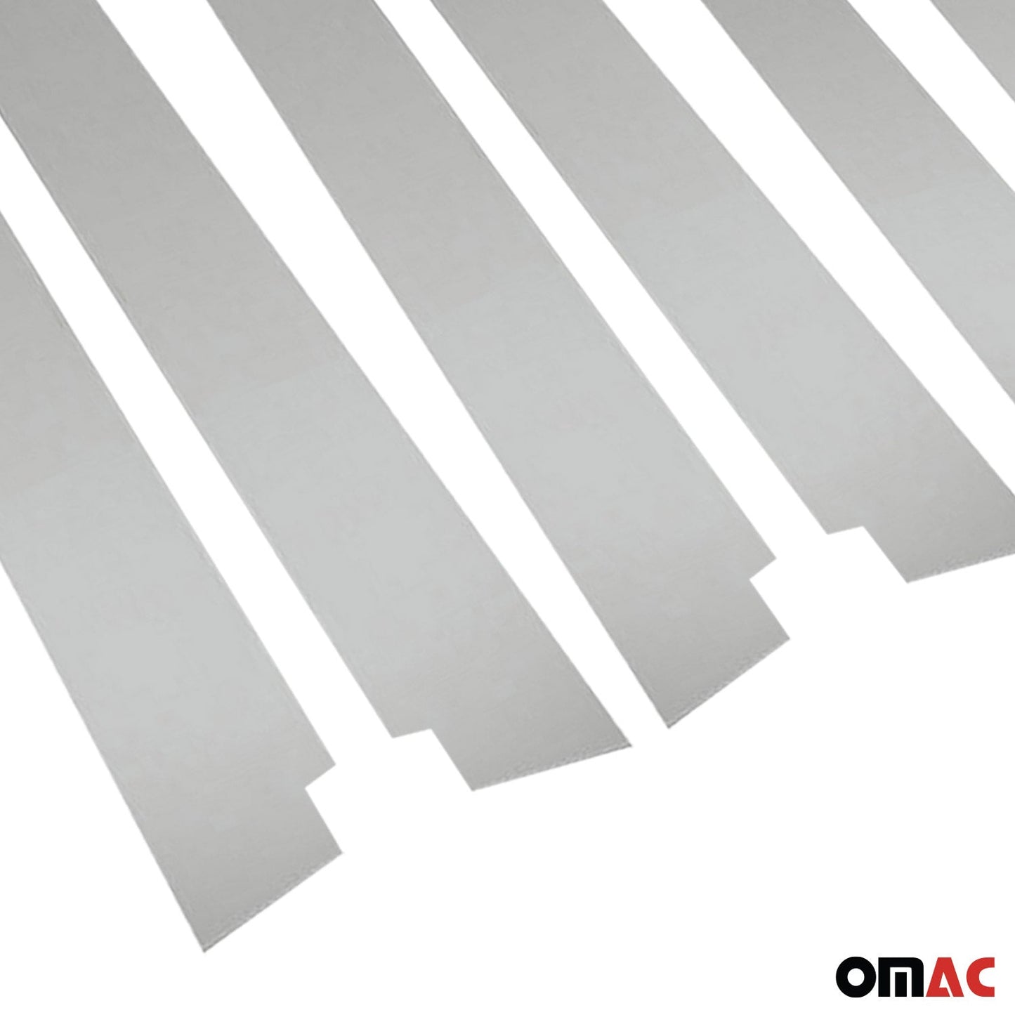 B-Säule Türsäulen Verkleidung für Fiat Panda 2003-2012 Edelstahl Silber 6tlg