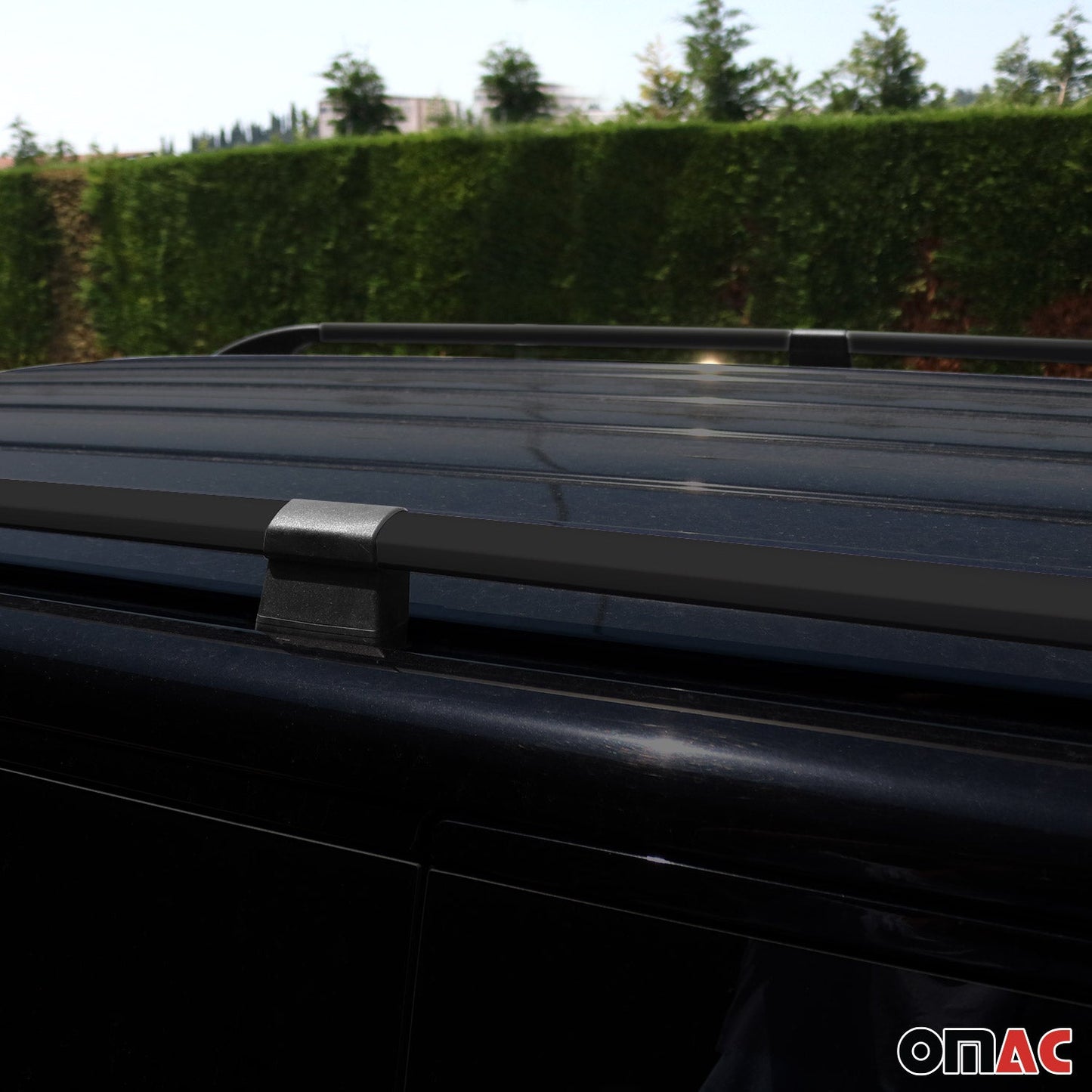 Dachreling Dachgepäckträger für Citroen Jumper 2006-2025 H2 & L4 Alu Schwarz