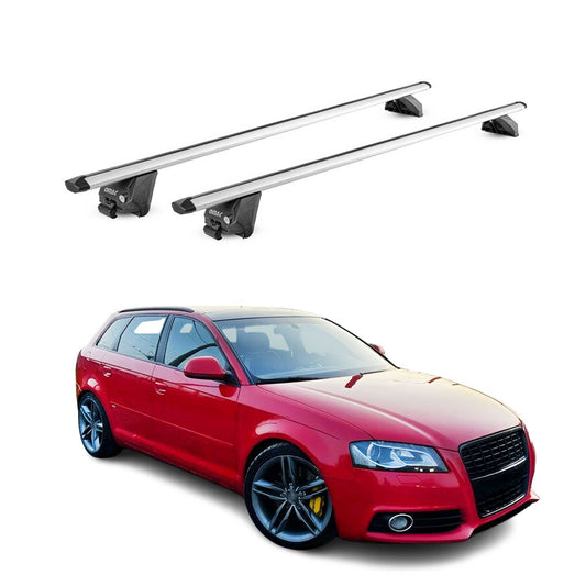 Dachträger Grundtäger für Audi A3 Sportback 8P 8V 2004-2020 100kg Alu Silber ABE