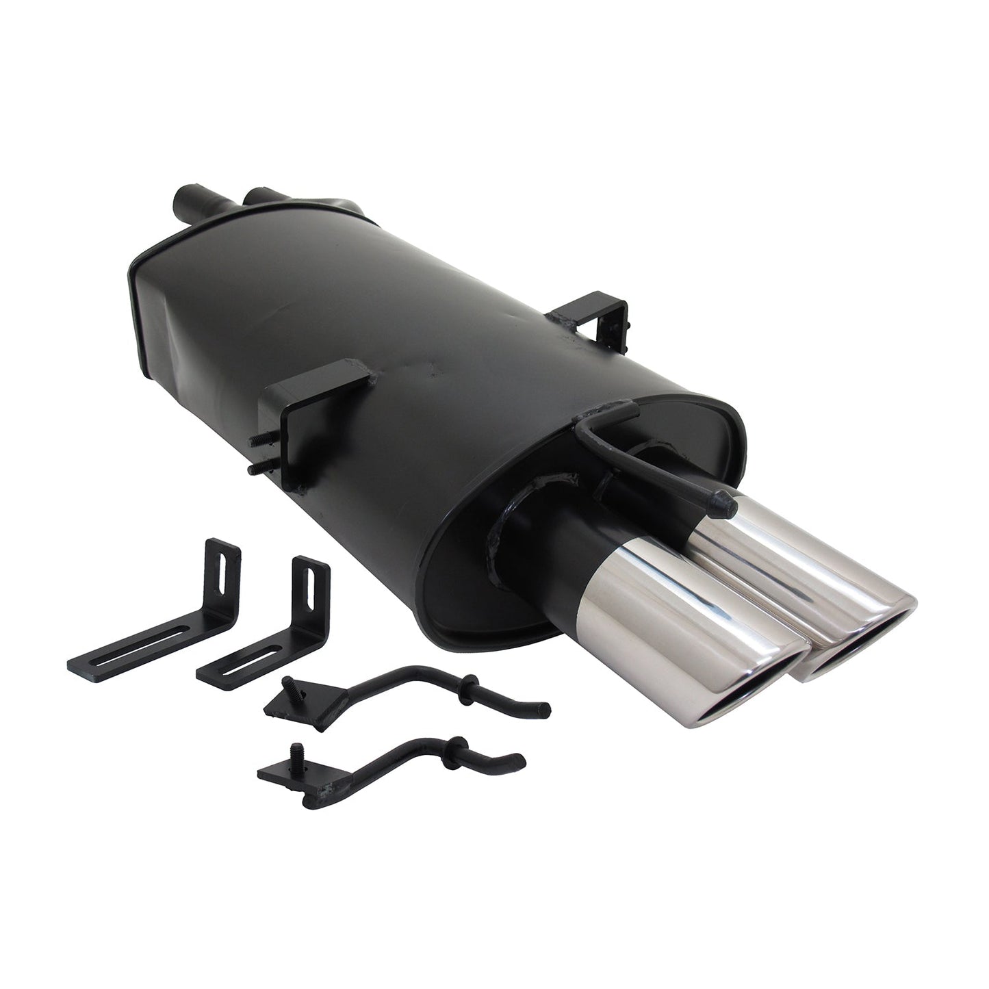 Novus Sportauspuff für BMW E46 320 / 325 / 330 2x76mm SR-Design  mit ABE