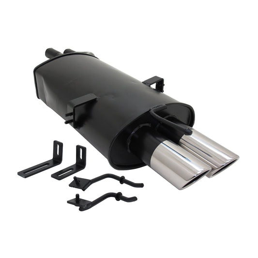 Novus Sportauspuff für BMW E46 320 / 325 / 330 2x76mm SR-Design  mit ABE