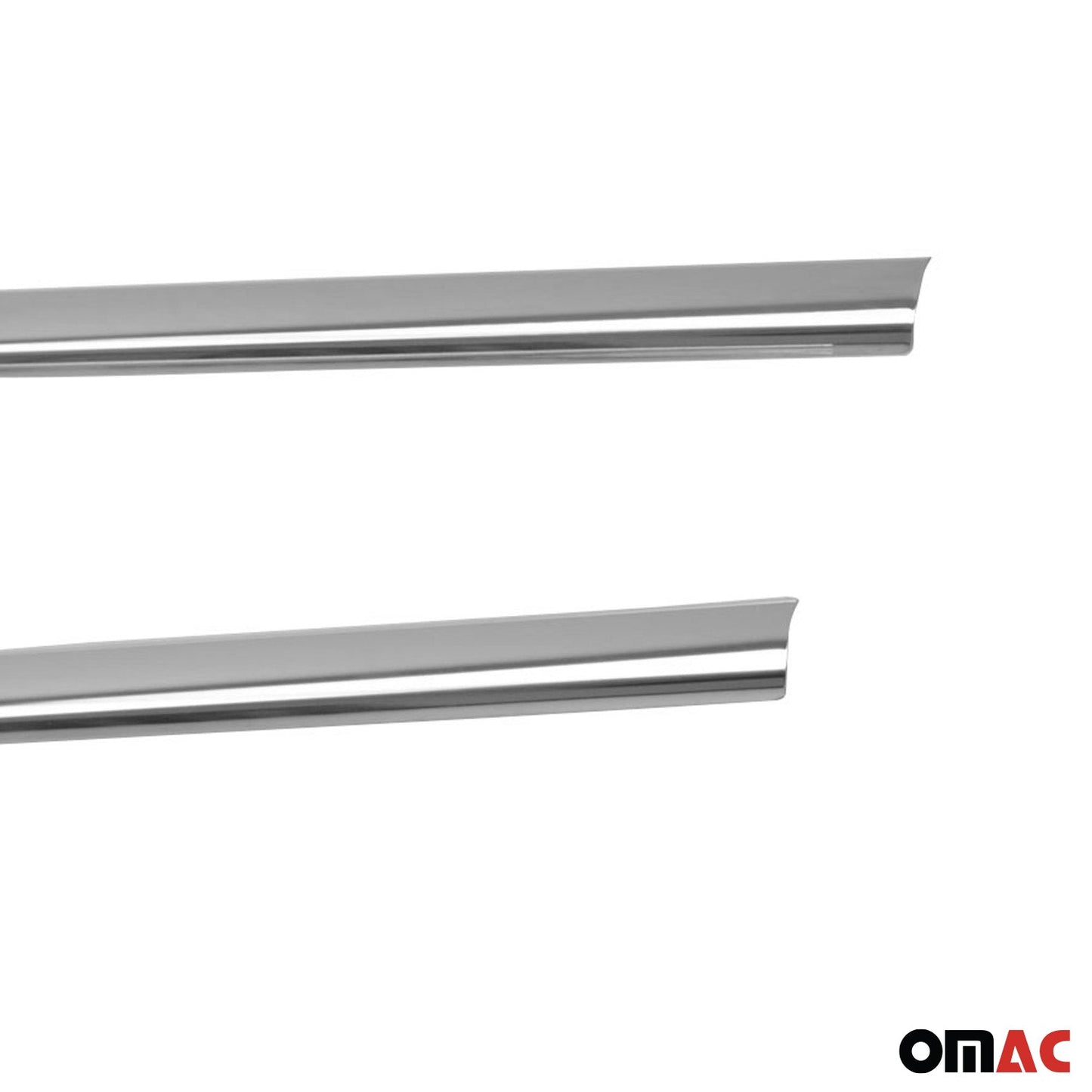 Benzi decorative pentru geamuri Renault Kangoo 2004-2009, oțel inoxidabil cromat, set 2 buc.