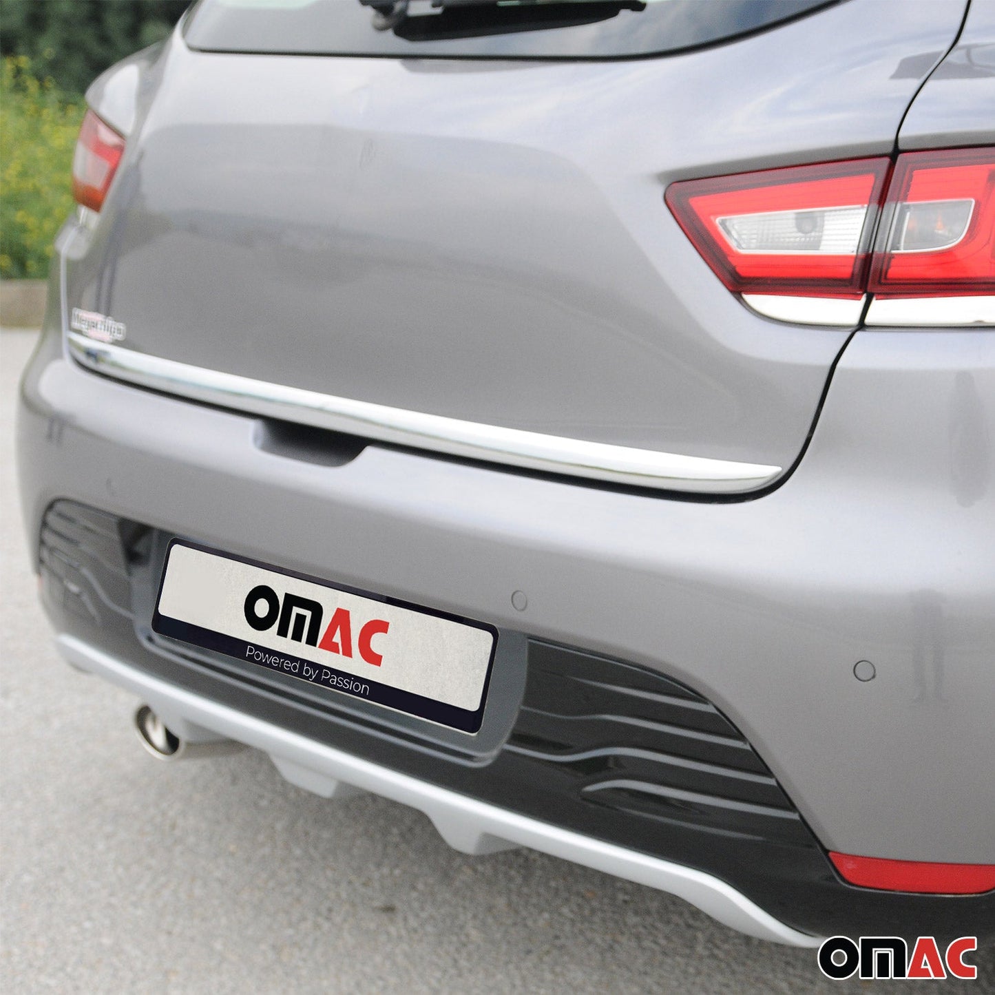 Kofferraumleiste Heckklappe Leiste für Renault Clio 2012-2019 Edelstahl Chrom