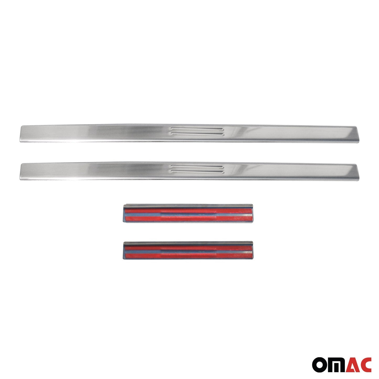 Ornamente prag uși pentru BMW X5 E70 2006-2013, oțel inoxidabil, argintiu, set 4 piese