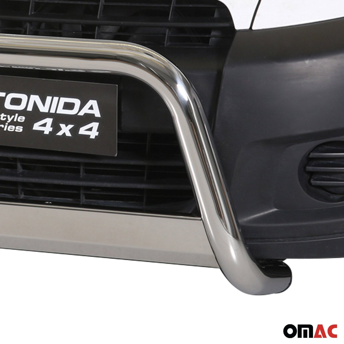 Bară de protecție/buton față pentru Citroen Jumper 2006-2013, 63mm, oțel inoxidabil, argintiu